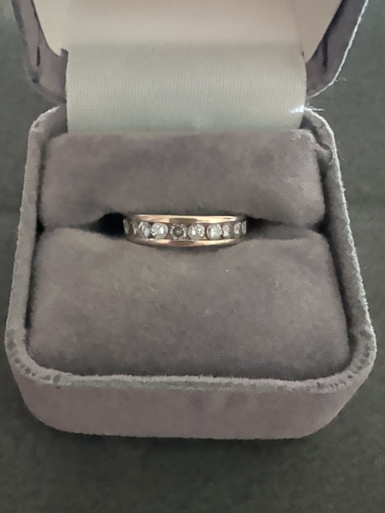 Jewelry - Classic Diamond Channel Band Ring in Yellow Gold
